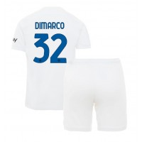 Inter Milan Federico Dimarco #32 Bortadräkt Barn 2023-24 Kortärmad (+ Korta byxor)